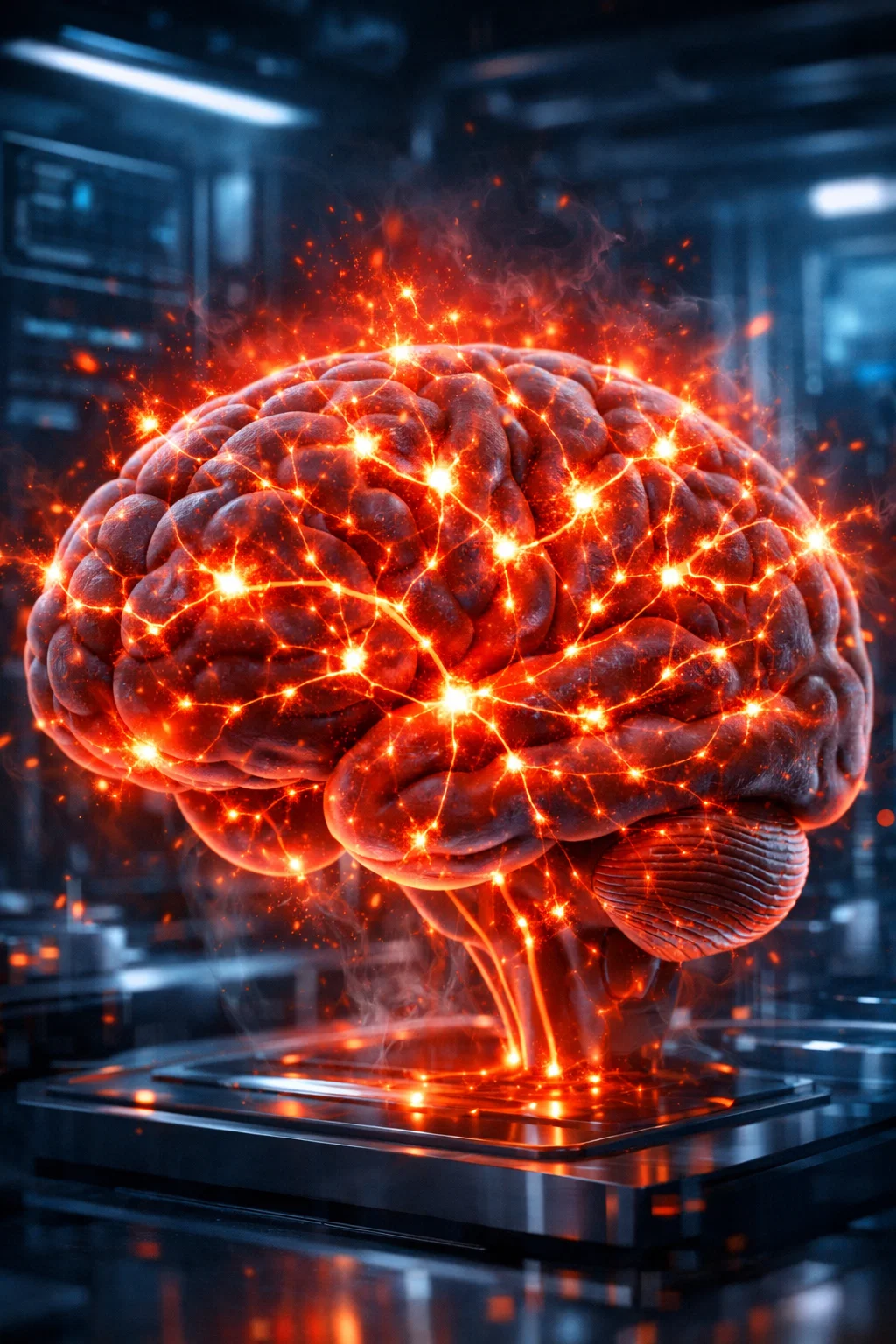 Cytokine storm neural mechanism diagram