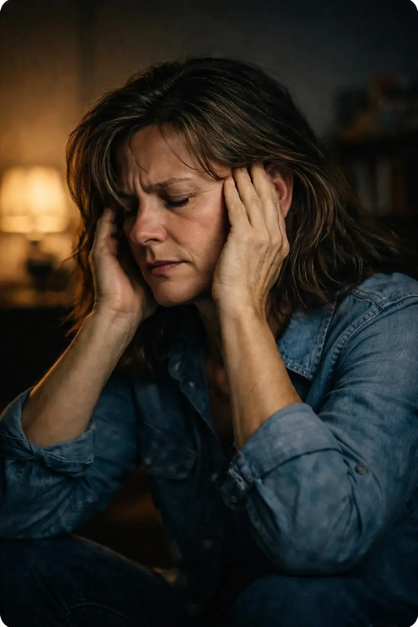 Neural stress symptom visualization